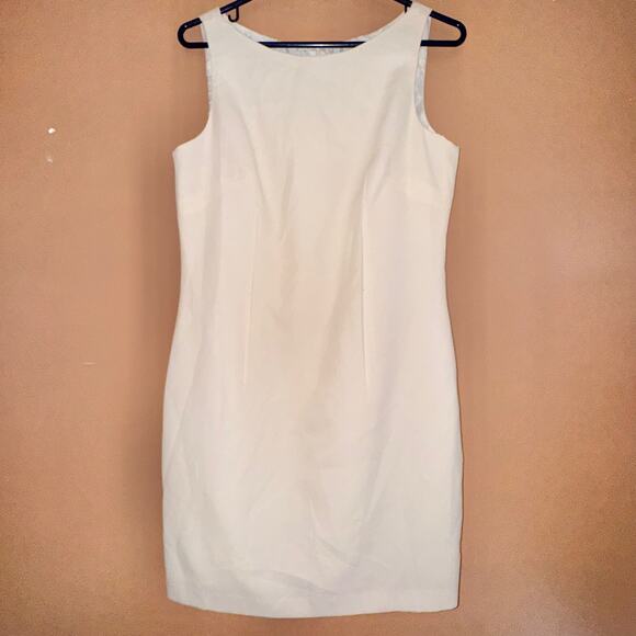 Laundry by Shelli Segal Women's Cream Dress - Size 10 - Picture 1 of 8